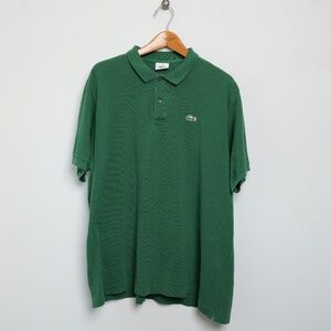 Green VIntage Lacoste polo shirt size xl